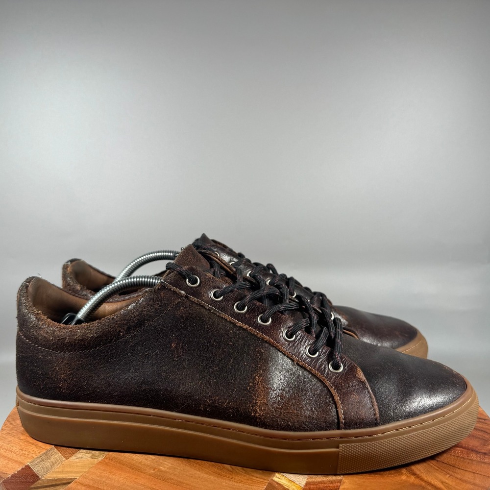 Thursday Boot Co Premier Low Top Brown Distressed Leather Sneakers Mens 12 US